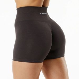 Alphalete Amplify Shorts in Chocolate